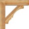 Ekena Millwork Balboa Block Rough Sawn Bracket w/ Offset Brace, Western Red Cedar, 8"W x 34"D x 34"H BKT0806X34X34BOA05RWR - alternate 4